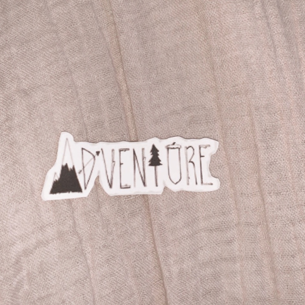“Adventure” sticker